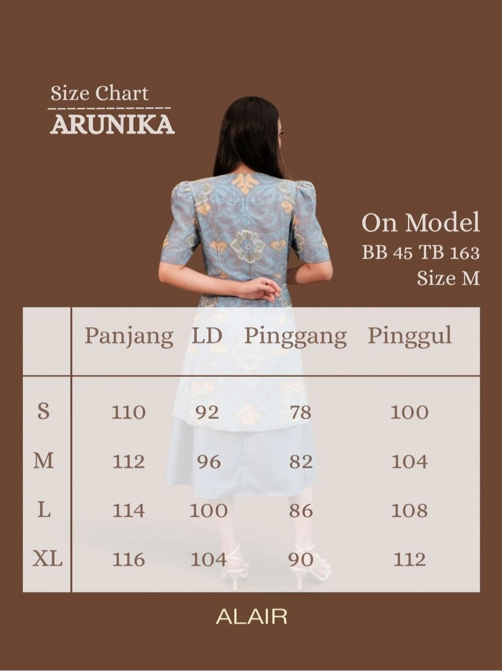 ALAIR | Arunika Dress Tenun Wanita - Blue - Foto 6