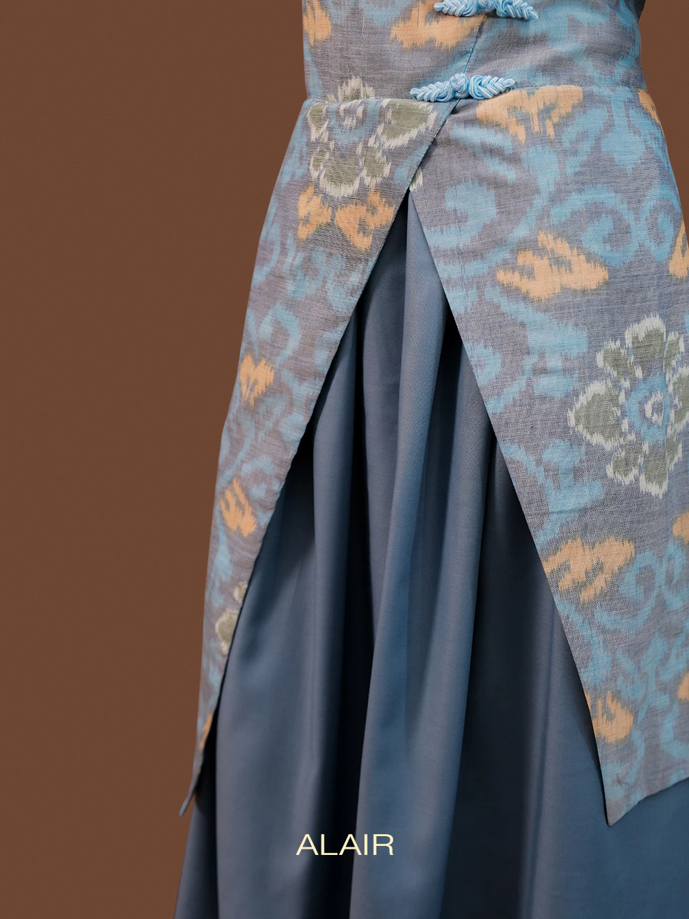 ALAIR | Arunika Dress Tenun Wanita - Blue - Foto 5