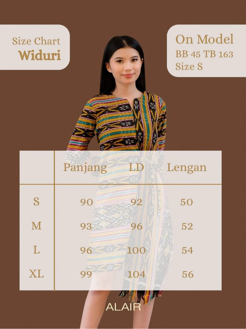 ALAIR | Widuri Dress Tenun Wanita - Kuning - Foto 5
